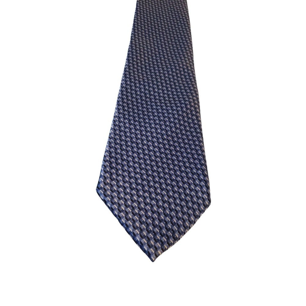 Arrow Luxury‎ Necktie Navy Blue White Geometric Tie Classic Business Church Work